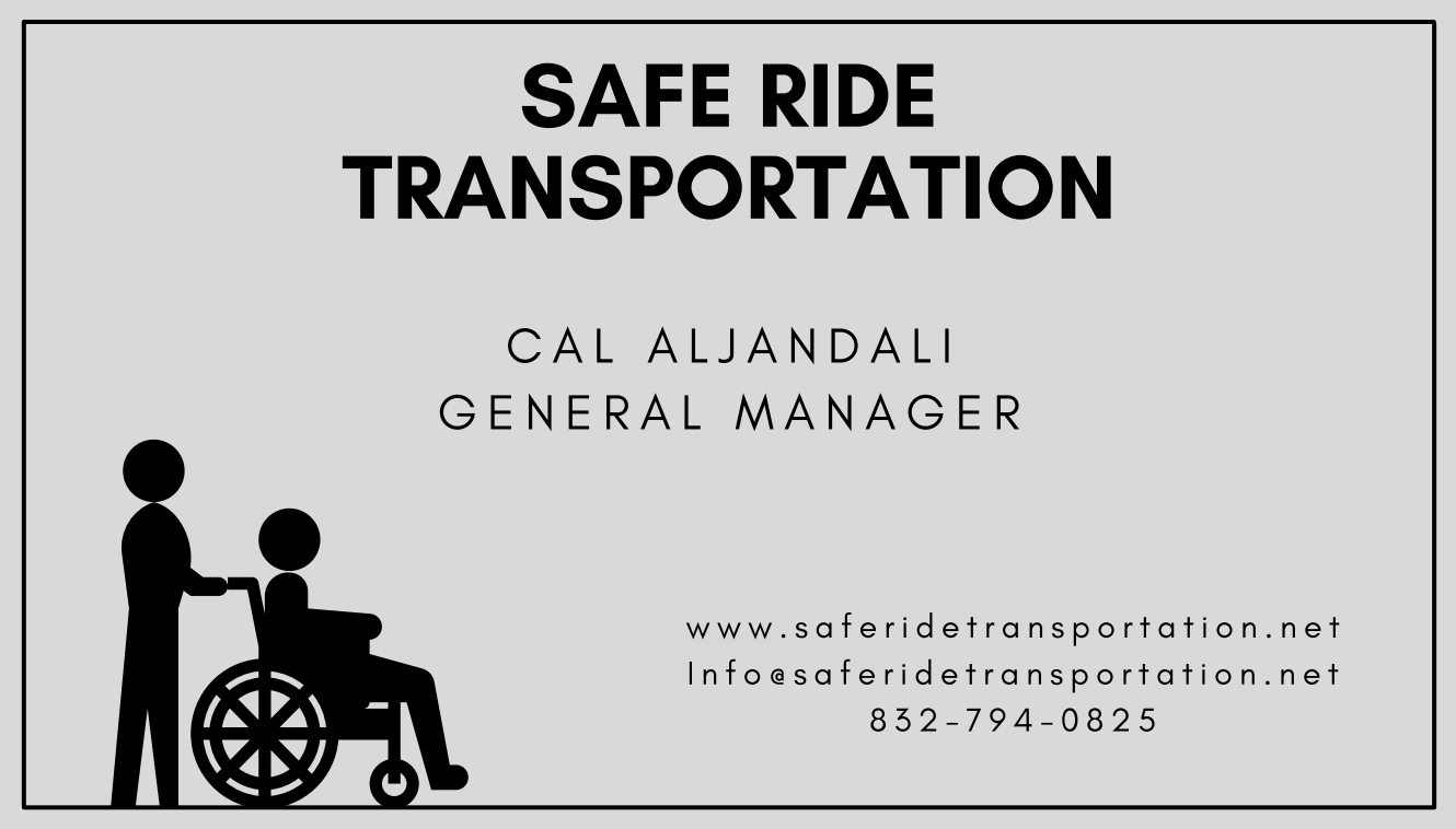 about safe ride transportation houston, wheelchair-accessible vehicle (WAV) transportation